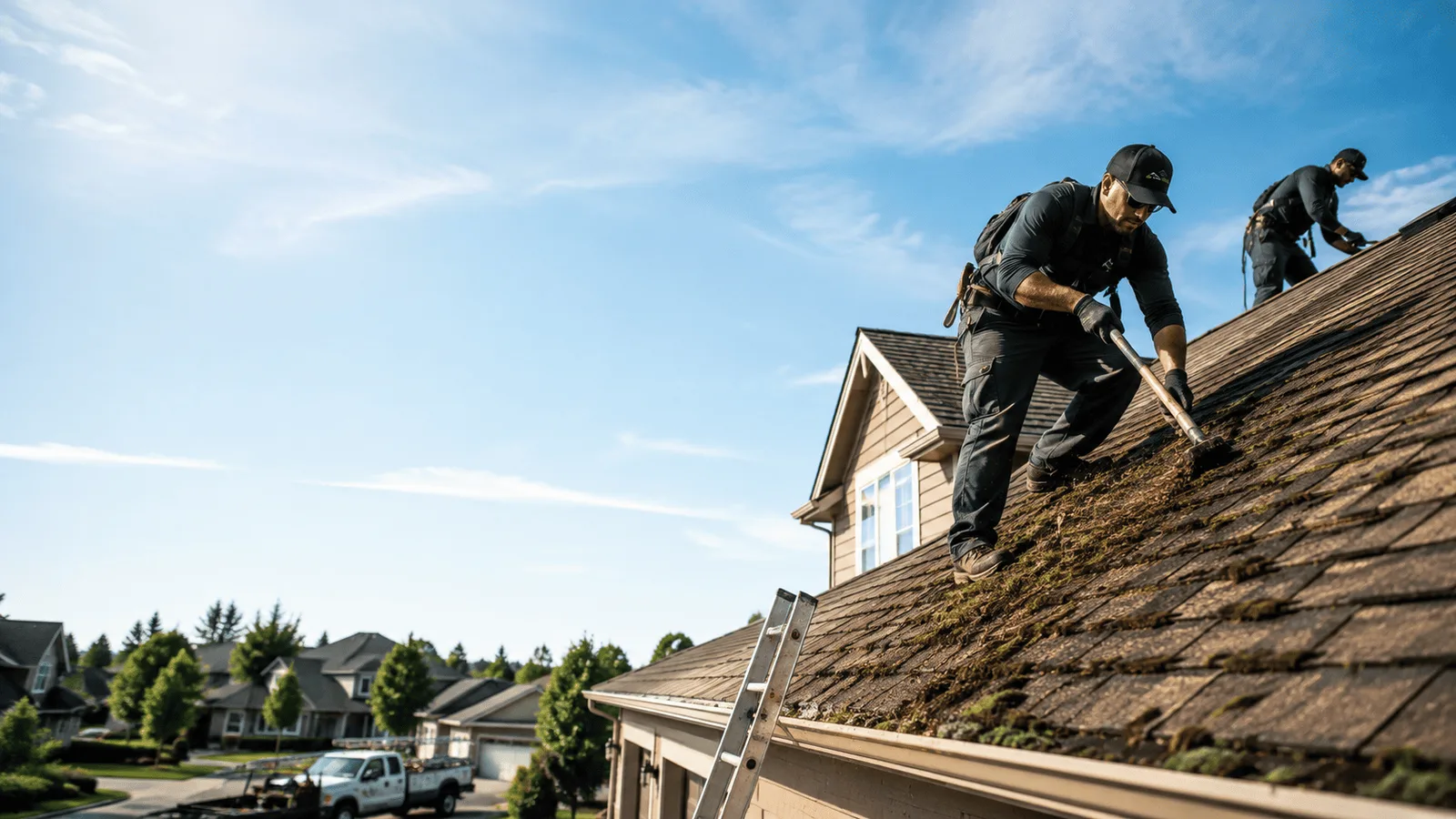 Roof Moss Removal in Mackinaw, IL near me